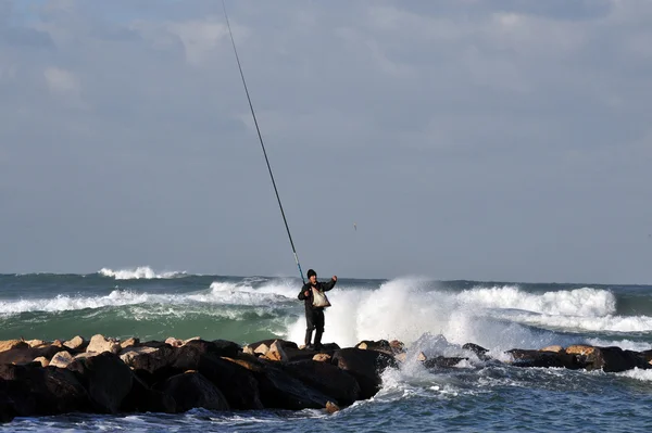 Izrael wybrzeże Morza Śródziemnego — Zdjęcie stockowe