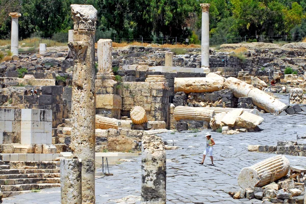 Starożytne beit shean - Izrael — Zdjęcie stockowe