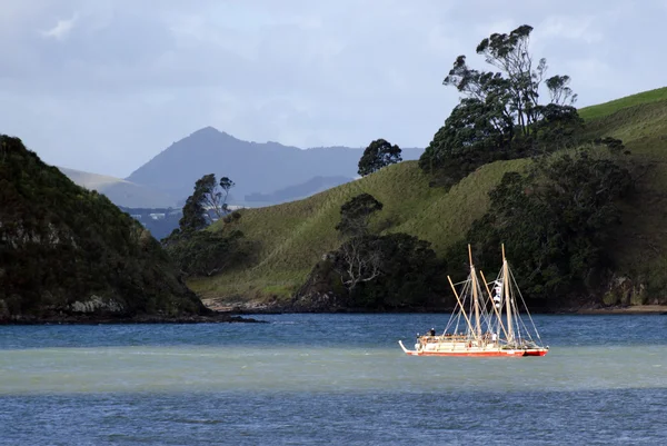 Waka tapu historiska resa kom hem — Stockfoto