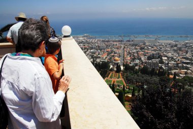 Haifa - İsrail bahai türbelerin