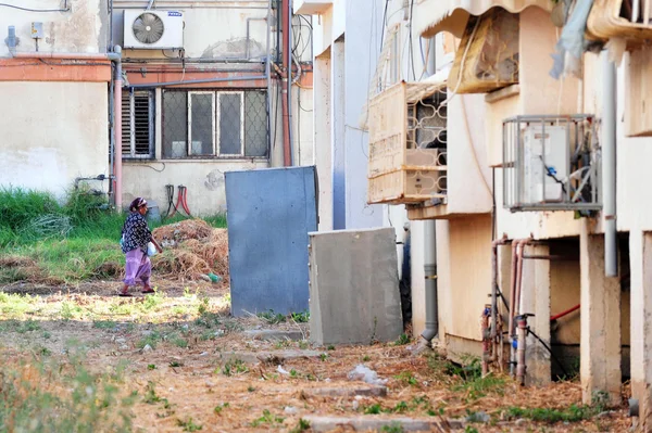 Poverty in Kiryat Malachi, Israel — Stock Photo, Image