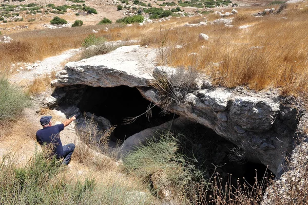 Amatzia grotten - isr — Stockfoto