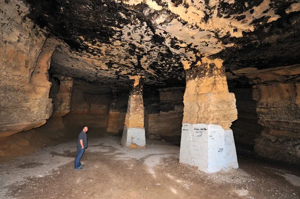 Патишская пещера в Офакиме - Израиль — стоковое фото