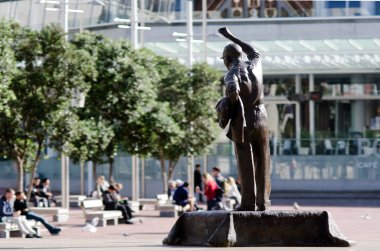 Auckland cityscape - aotea Meydanı