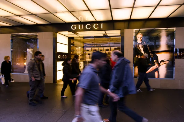 Gucci winkel — Stockfoto