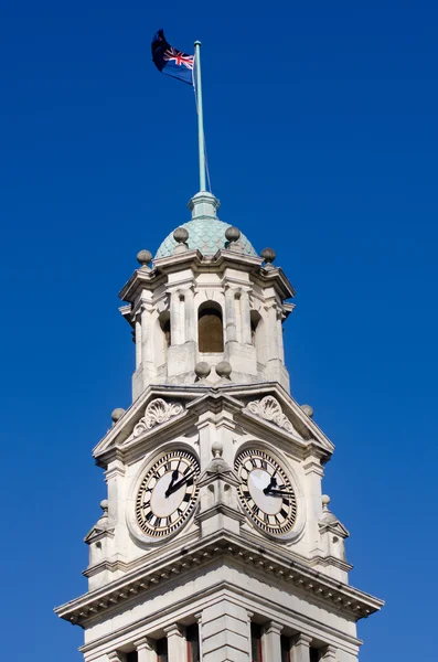 Auckland radnice hodinová věž — Stock fotografie
