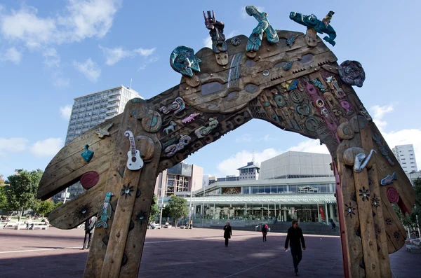 Paysage urbain d'Auckland - Place Aotea — Photo