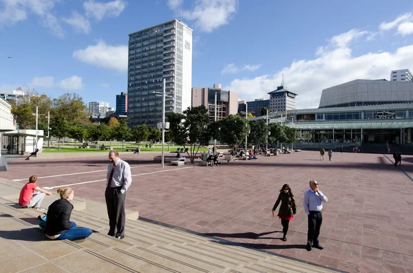 Auckland cityscape - Aotea Square — Stock Photo, Image