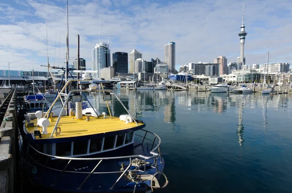 Bacino portuale del Viadotto di Auckland — Foto Stock