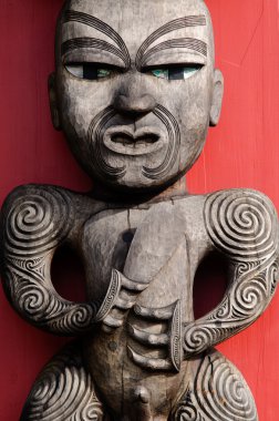 Maori kültür - Ahşap oyma