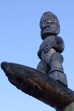 Maori kültür - Ahşap oyma