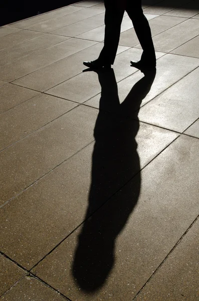 Sombra de homem de negócios — Fotografia de Stock