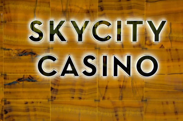 Казино Skycity - Auckland — стоковое фото