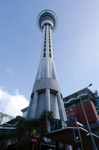 Auckland torre céu — Fotografia de Stock