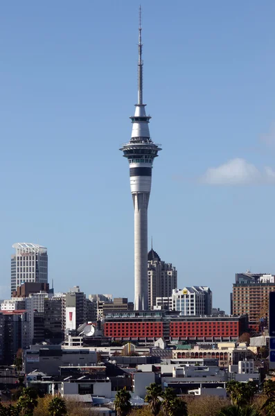 Auckland torre céu — Fotografia de Stock