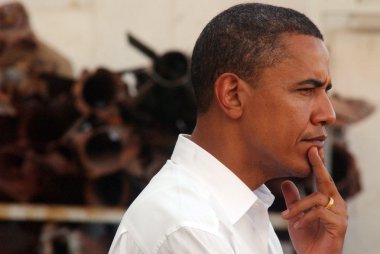 Barack Obama Visit to Israel clipart