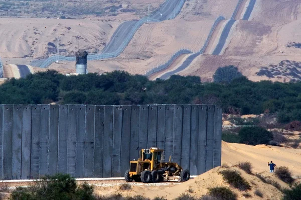 Israel-gaza remsa barriär — Stockfoto