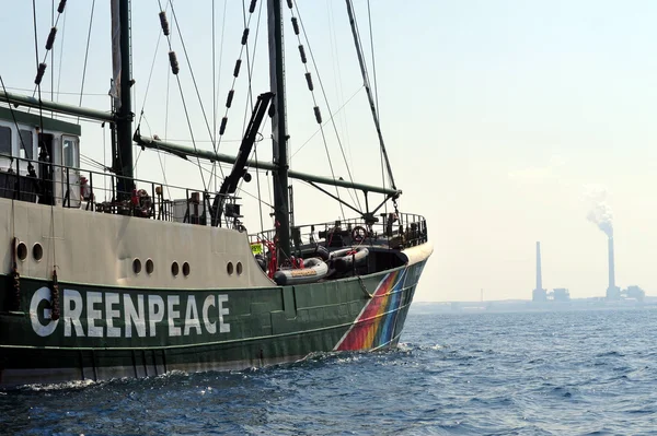 Greenpeace eylemcileri — Stok fotoğraf