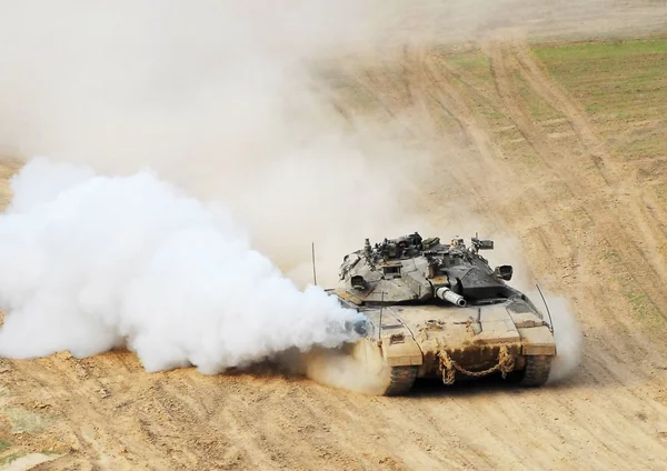 IDF İsrail tankı - merkava — Stok fotoğraf