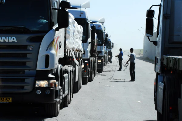 Kerem Shalom cruce de fronteras —  Fotos de Stock