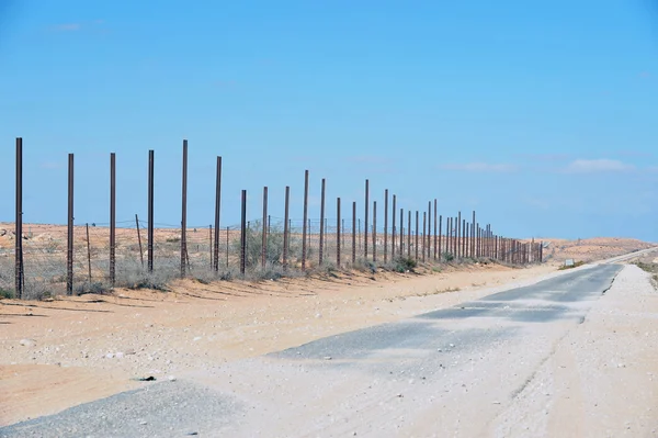 Israel Egypt barrier — Stock Photo, Image