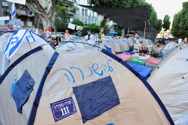 2011 İsrail sosyal adalet protesto — Stok fotoğraf