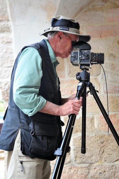 Fotógrafo de viajes de trabajo — Foto de Stock