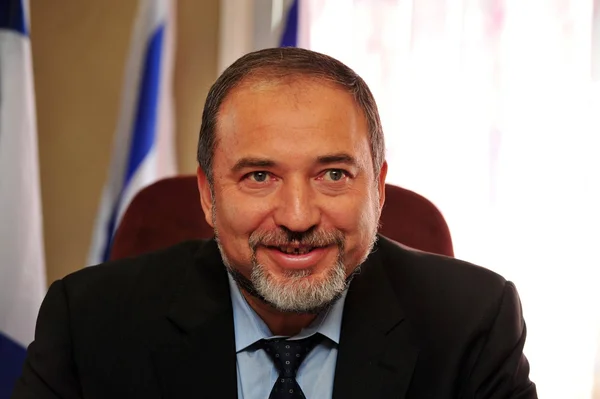 Avigdor Lieberman — Foto de Stock