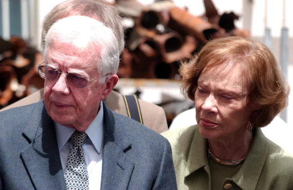 Jimmy Carter y su esposa Eleanor Rosalynn Smith — Foto de Stock