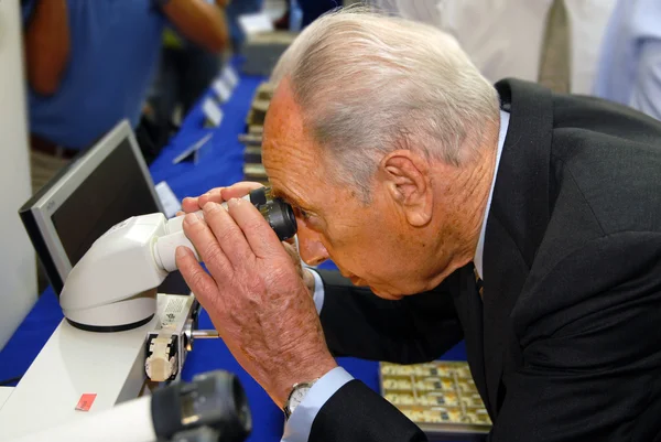 Shimon Peres - Israels niende præsident - Stock-foto