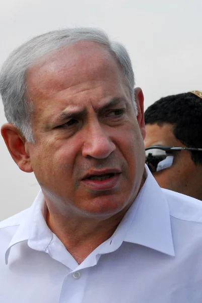 Izraeli miniszterelnök, Benjamin Netanyahu — Stock Fotó