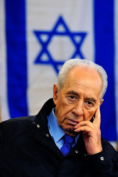 Shimon Peres - 9 elnök Izrael — Stock Fotó