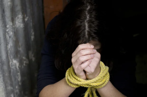 Human trafficking - Concept Photo — Stock Photo, Image