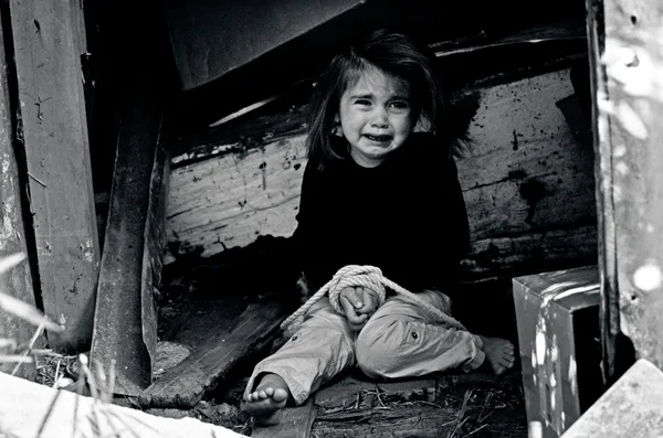 Çocuk - konsept fotoğraf insan ticareti