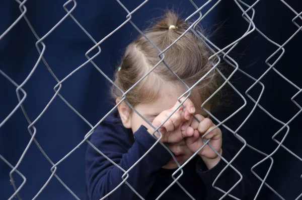 Çocuk - konsept fotoğraf insan ticareti — Stok fotoğraf