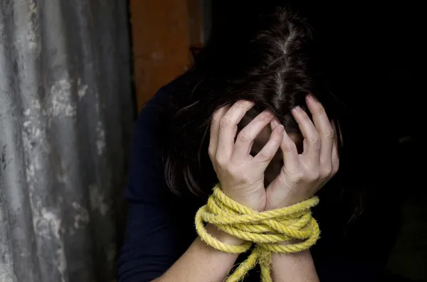 Human trafficking - Concept Photo — Stock Photo, Image