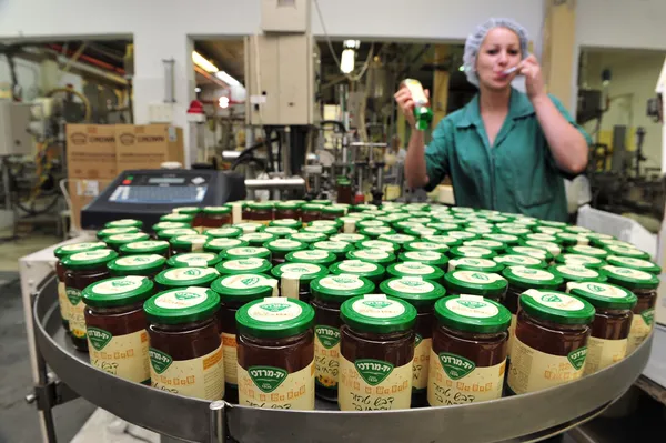 Fábrica de miel - Línea de producción —  Fotos de Stock