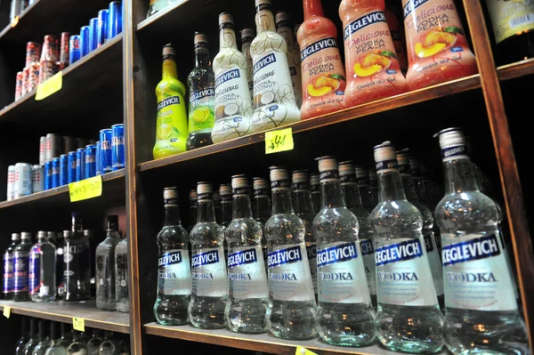 Alkohol - sprzedaż ustawy o alkohol — Zdjęcie stockowe