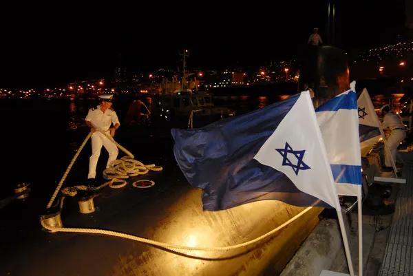 Izraelskiej marynarki wojennej - izraelskie okręty podwodne — Zdjęcie stockowe