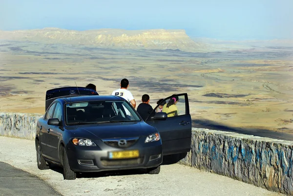 雷蒙火山口 makhtesh 雷蒙-以色列 — 图库照片