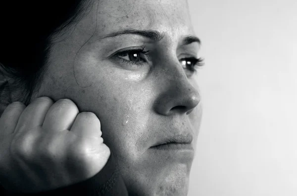 Mulher chorando — Fotografia de Stock