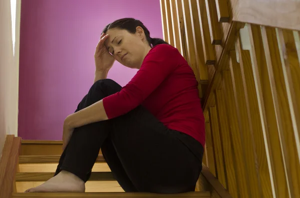 Depressieve vrouw — Stockfoto