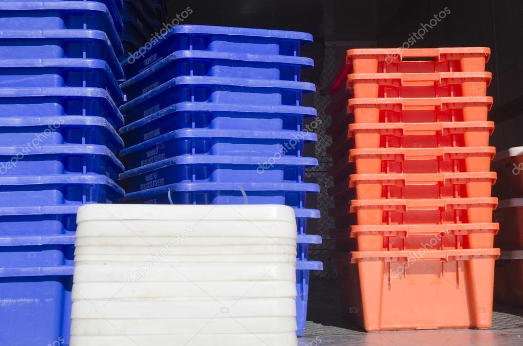 plastic boxes