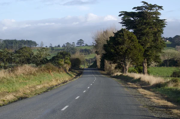 Empty rural road — Stockfoto