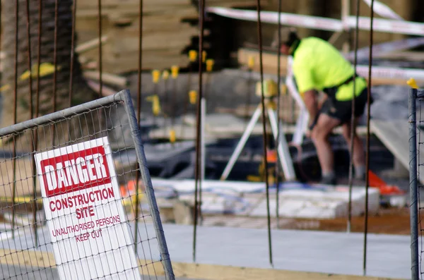 Construction site safety — Stock Photo, Image