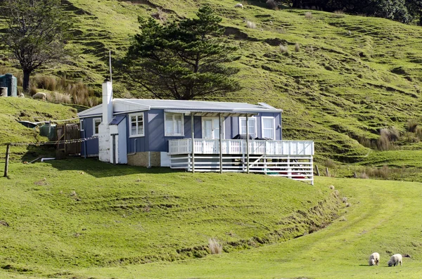 Nieuw-Zeeland batch - vakantiehuis — Stockfoto