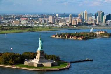 new york Limanı Özgürlük heykeli