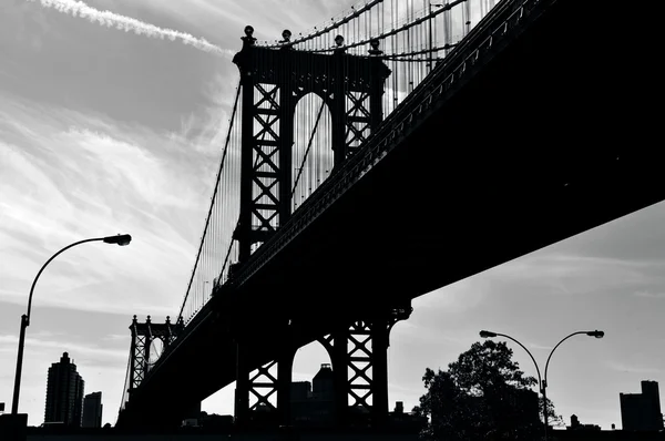 A manhattani New York-i Manhattan-híd — Stock Fotó