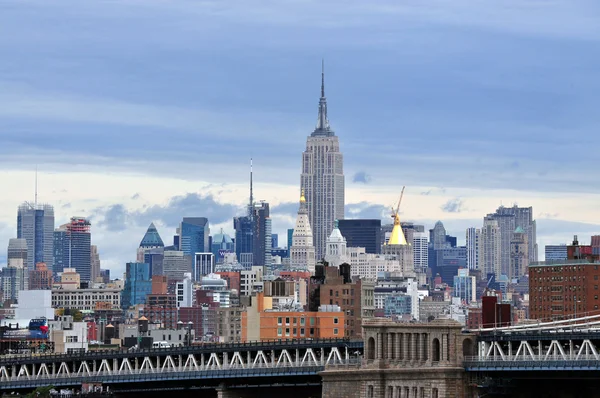 Empire State Building em Manhattan Nova Iorque — Fotografia de Stock