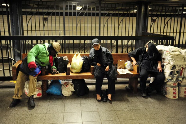 Amerikanische Obdachlose — Stockfoto